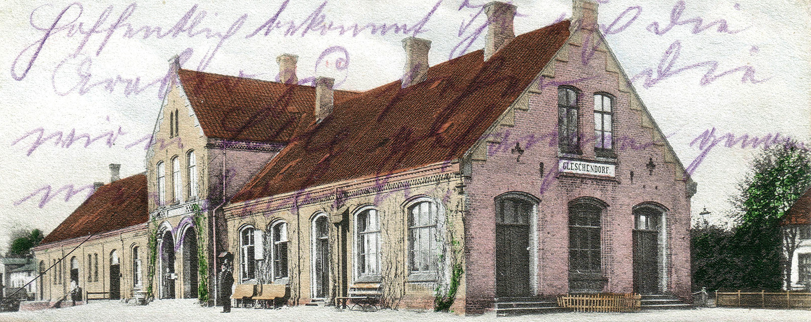 Bahnhof Gleschendorf 1898