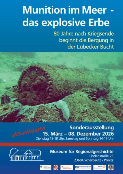 Plakat Munition im Meer 2026